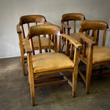 Set of Four Dining or Library Chairs