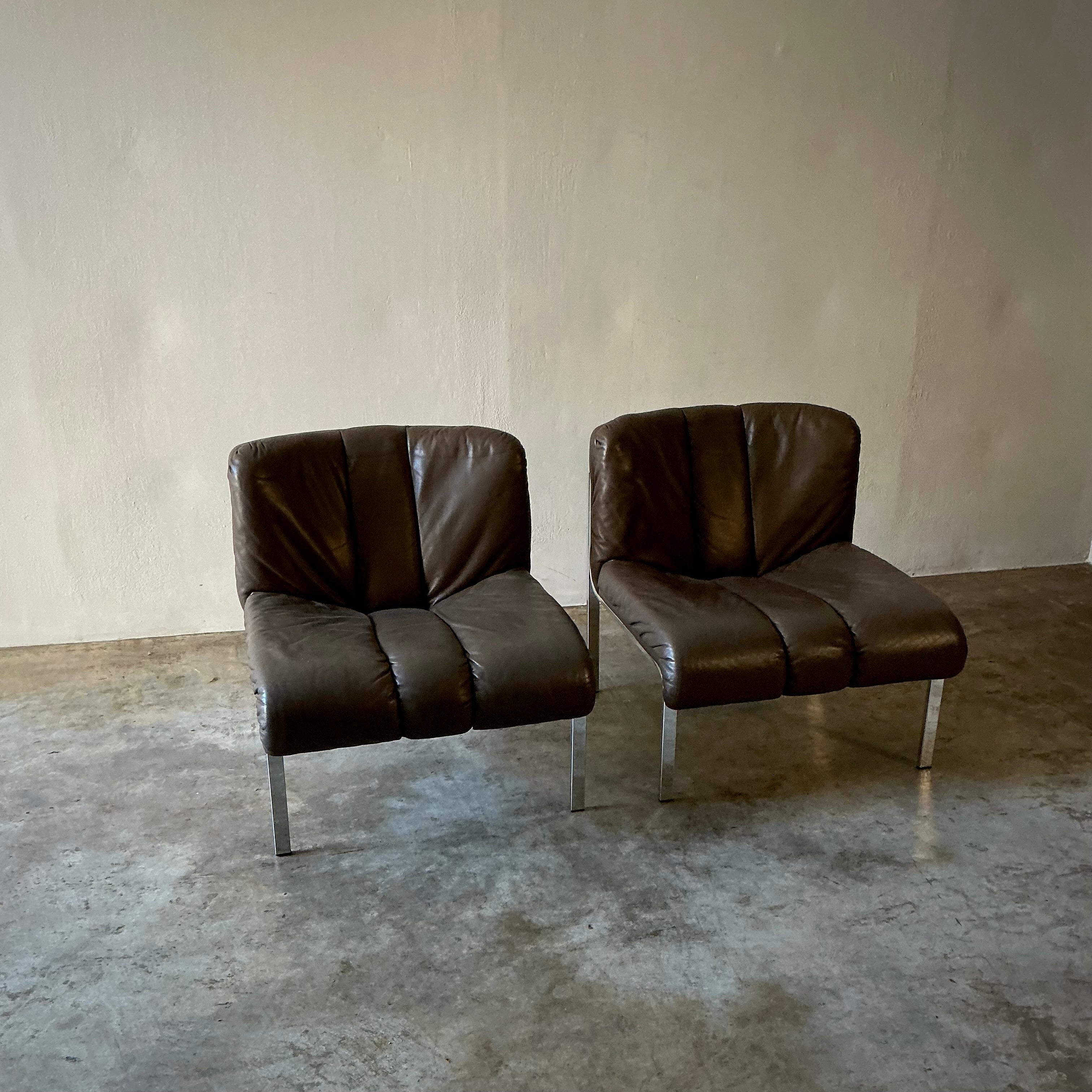 Pair of Leather Chairs