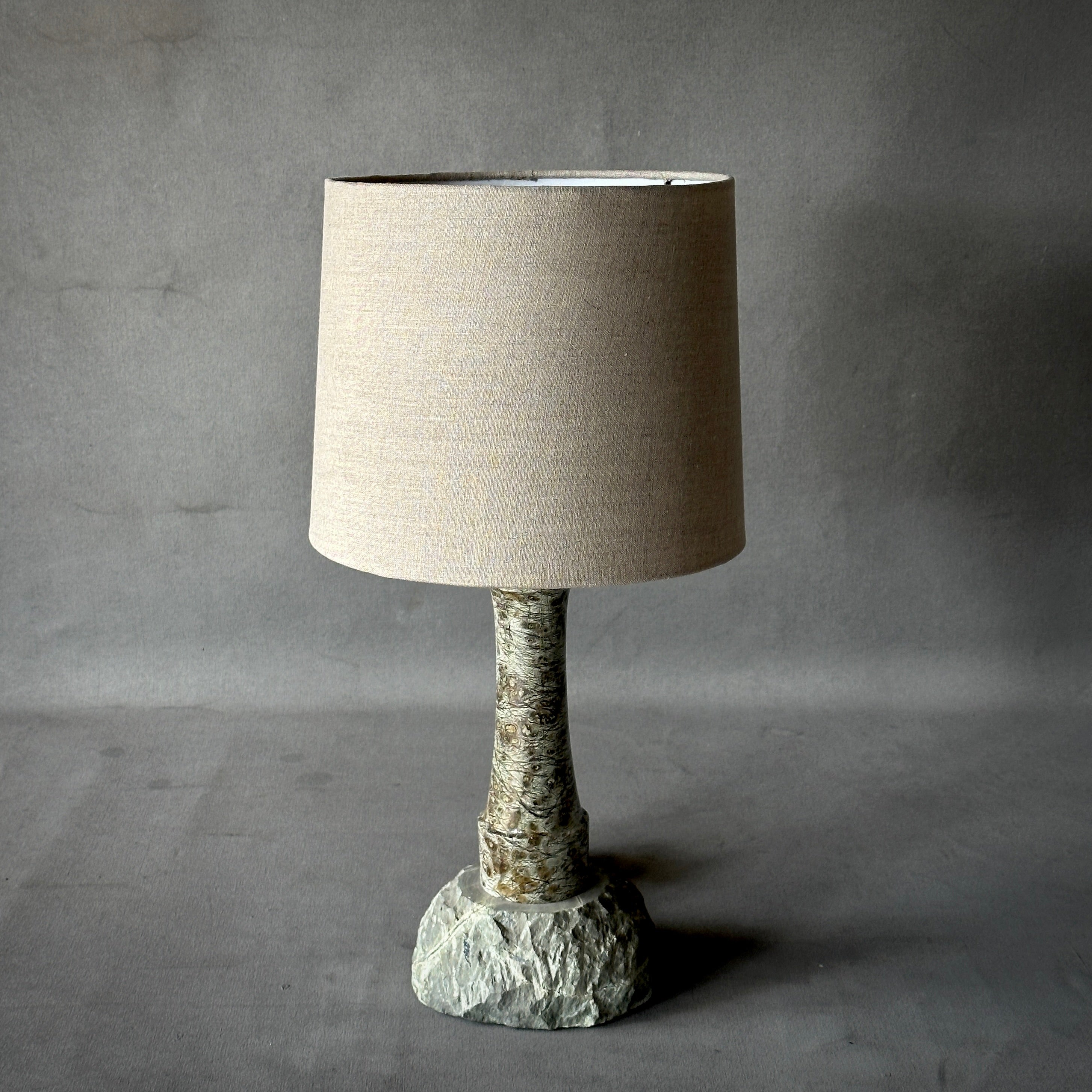 Serpentine Stone Lamp