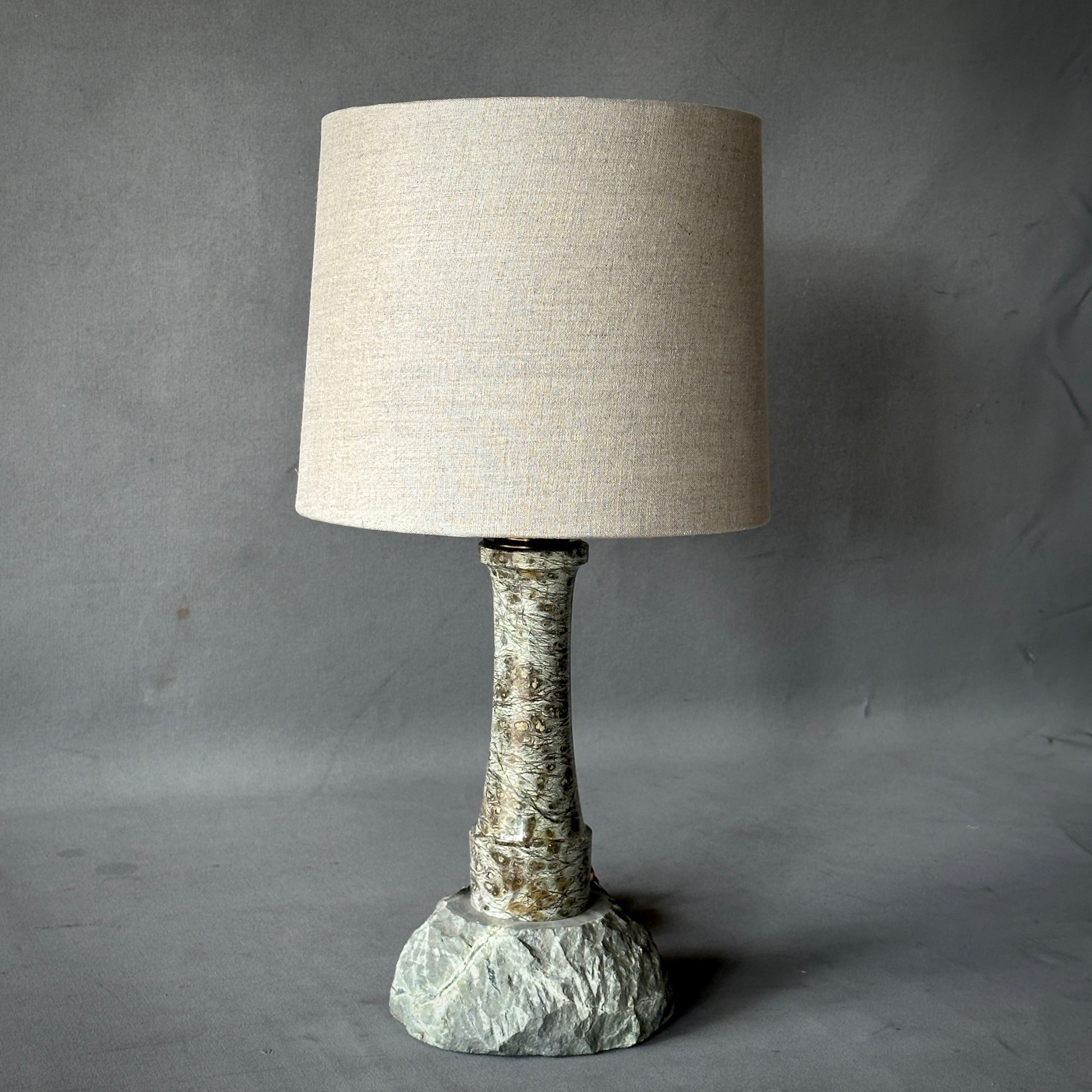 Serpentine Stone Lamp