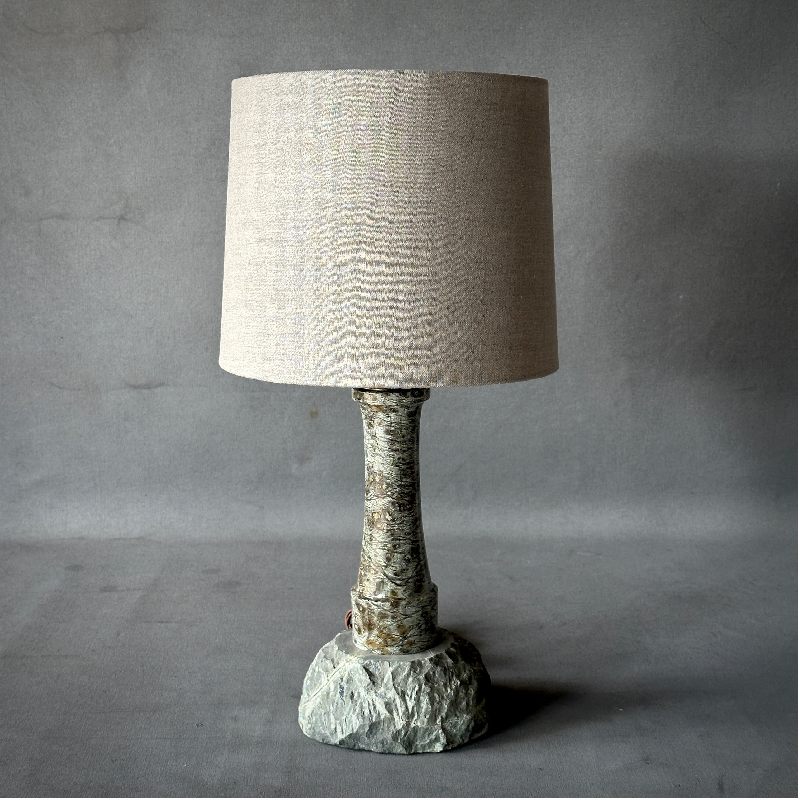 Serpentine Stone Lamp