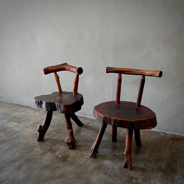 Pair of Primitive Side Chairs