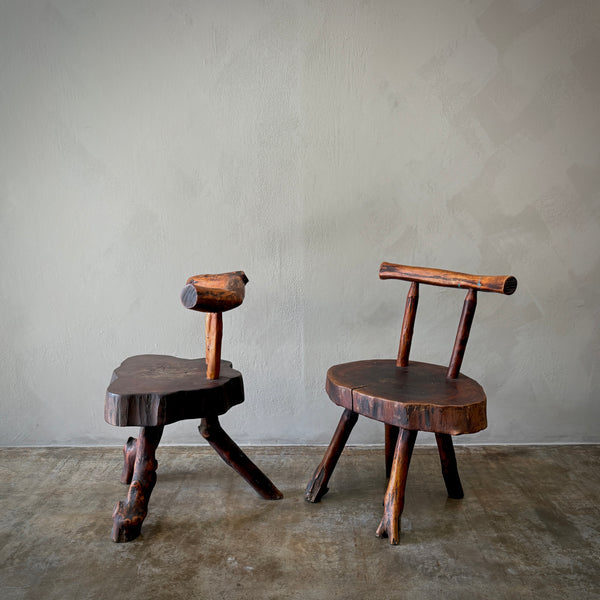 Pair of Primitive Side Chairs