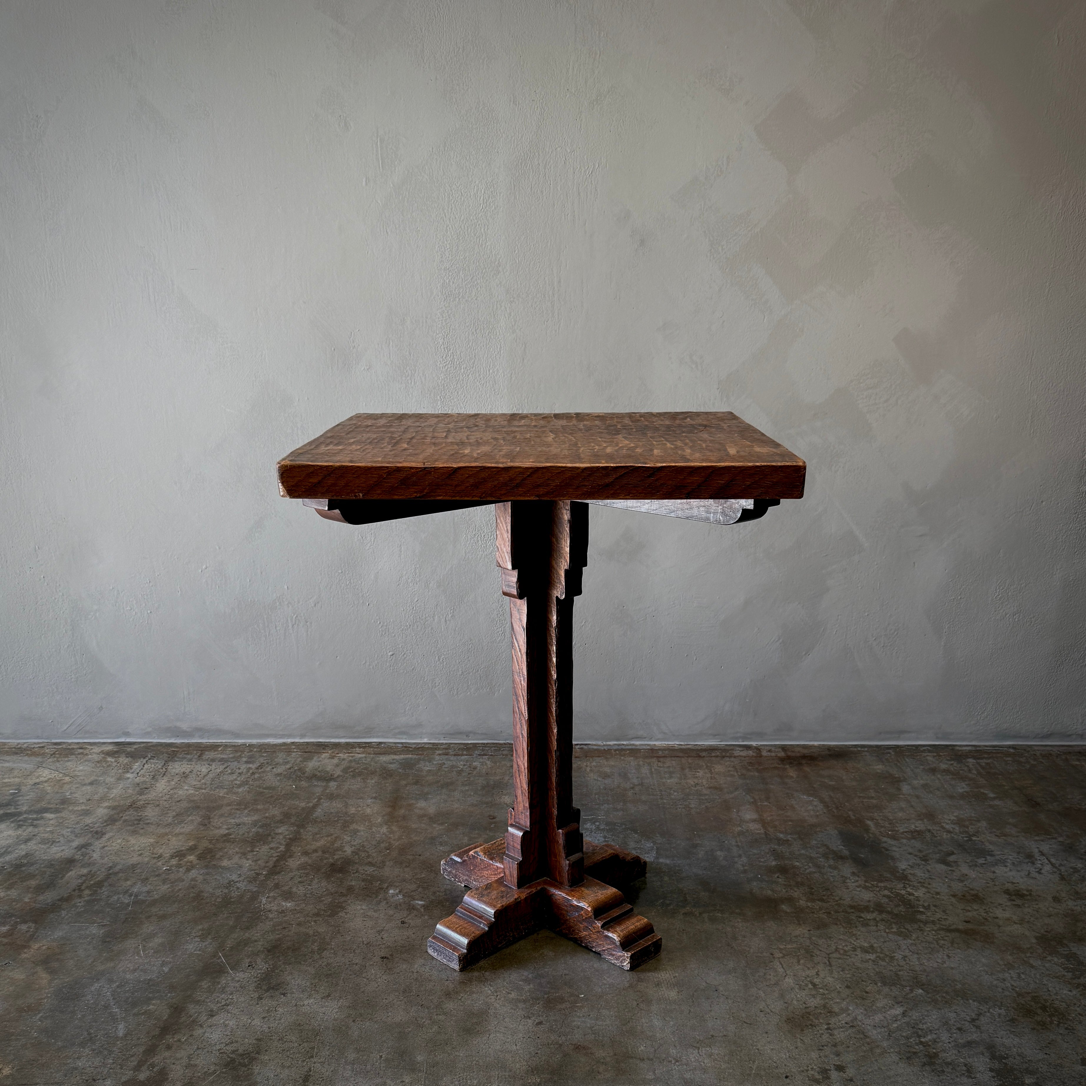 Hand Carved Bistro Table