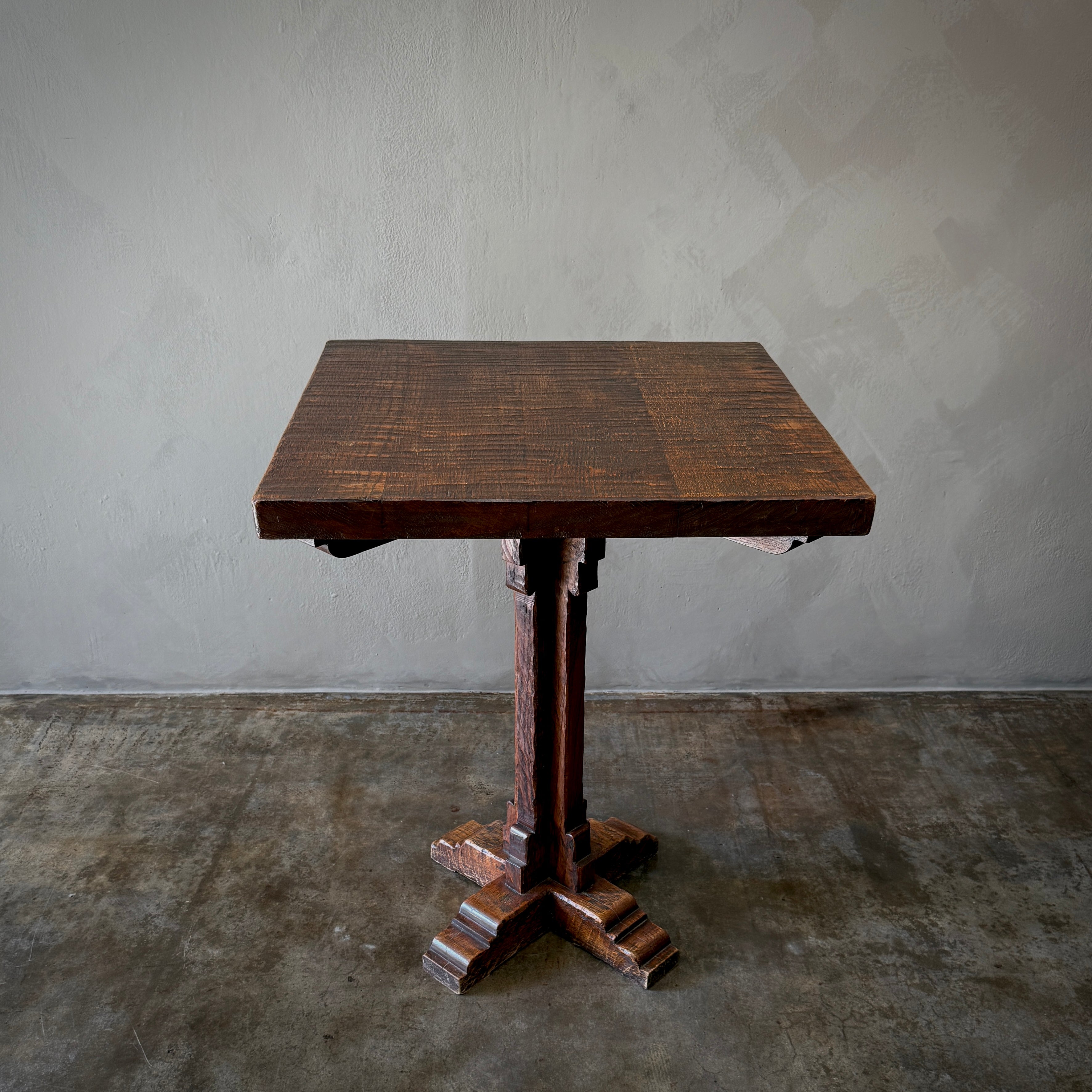 Hand Carved Bistro Table