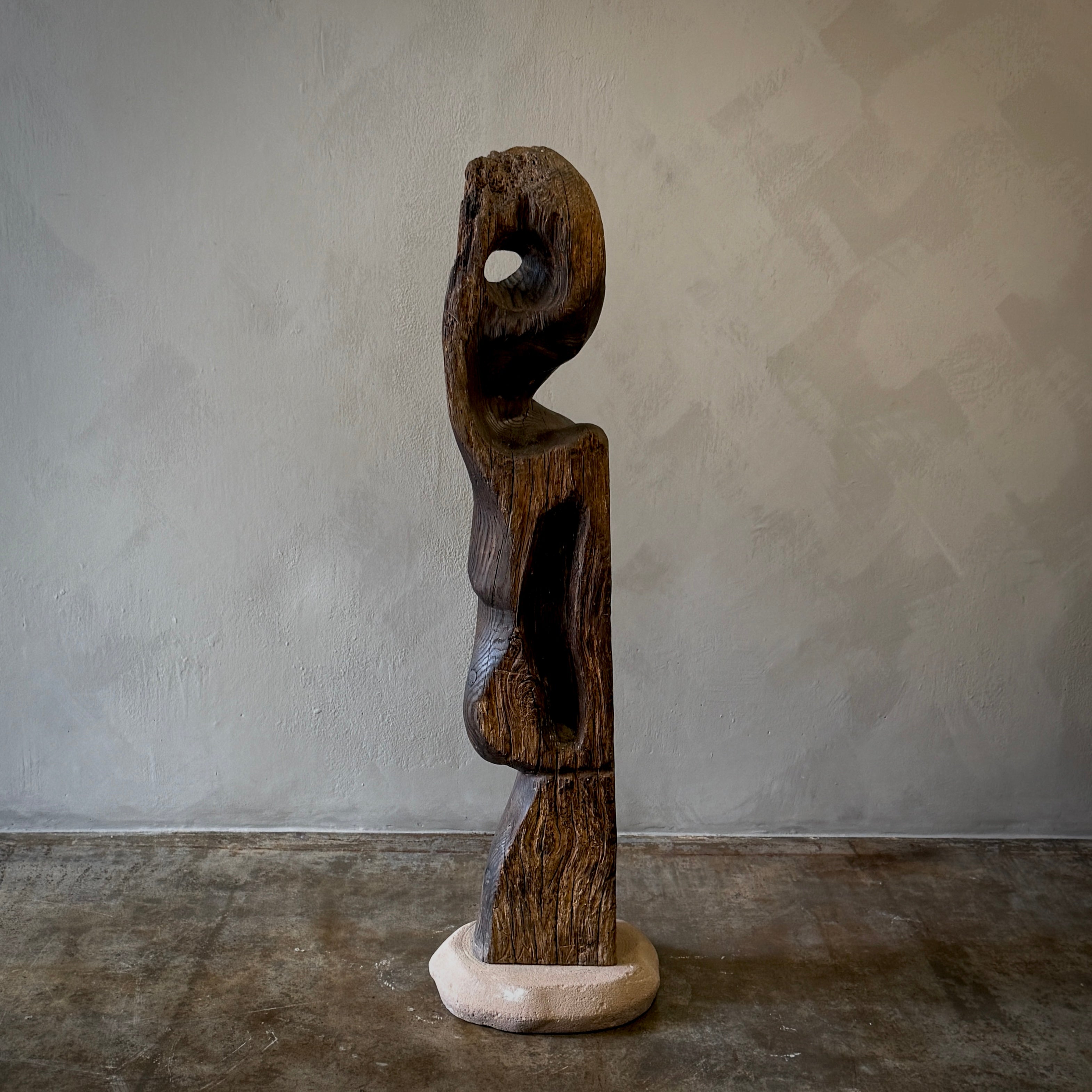 French Oak Sculpture