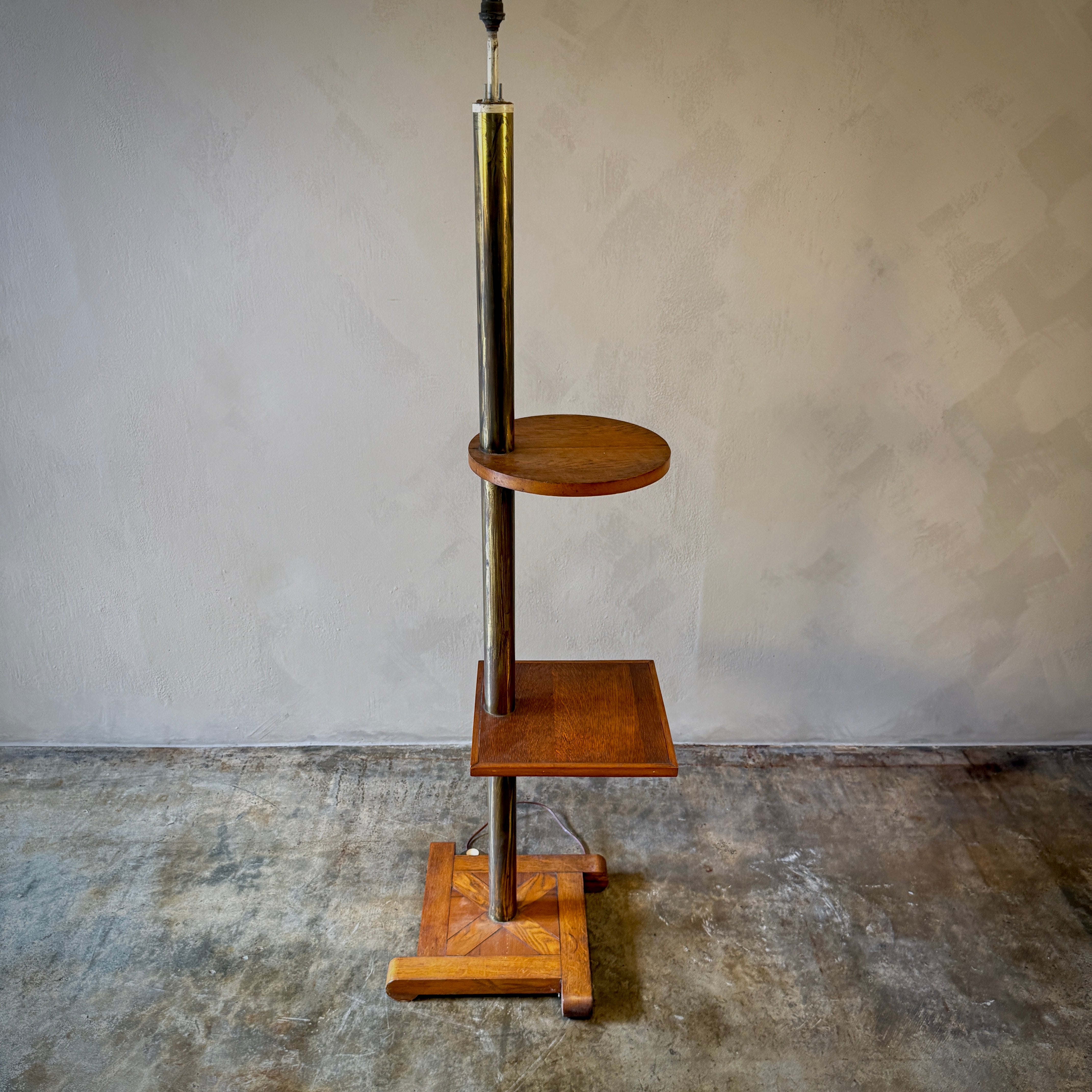 Oak Floor Lamp