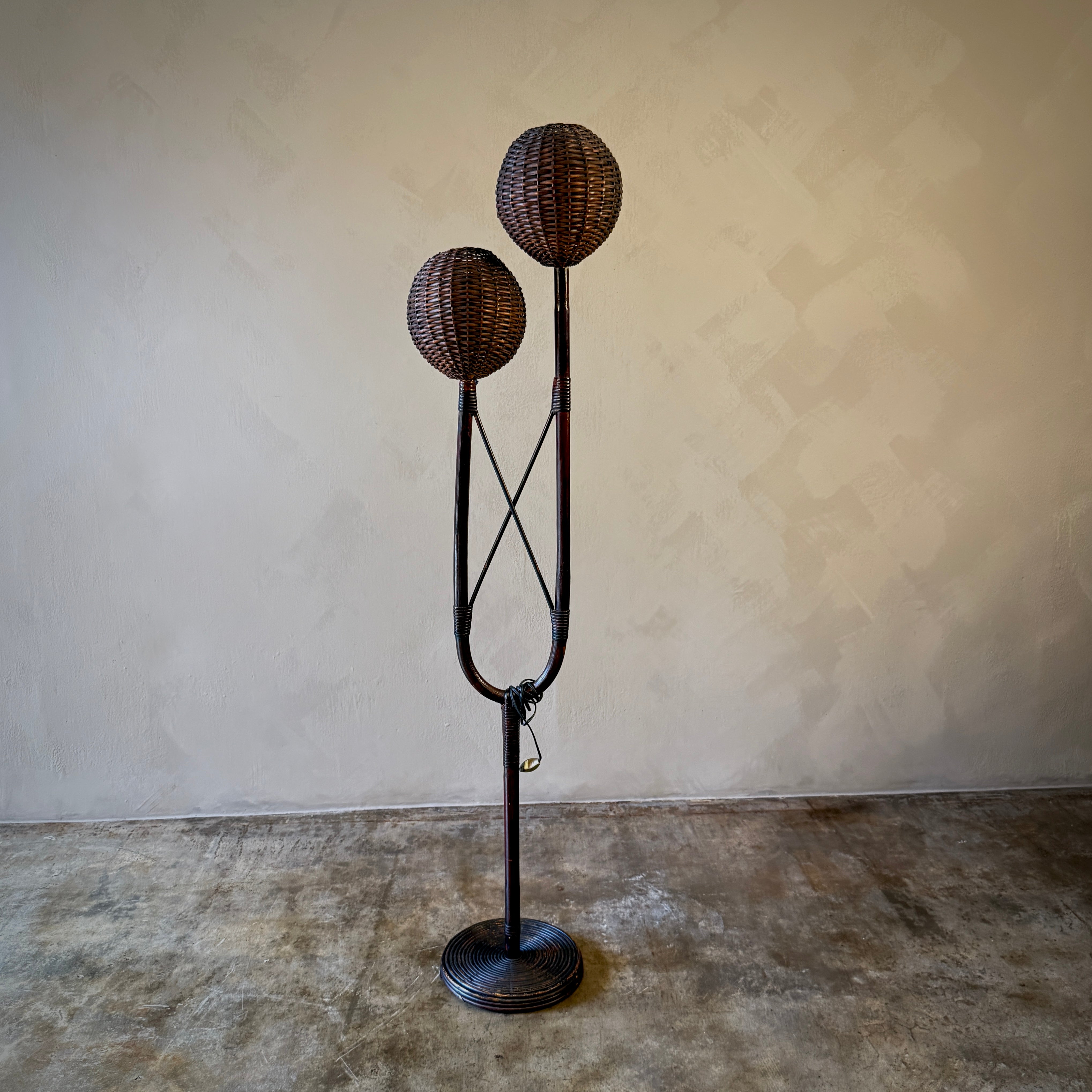 Rattan Floor Lamp