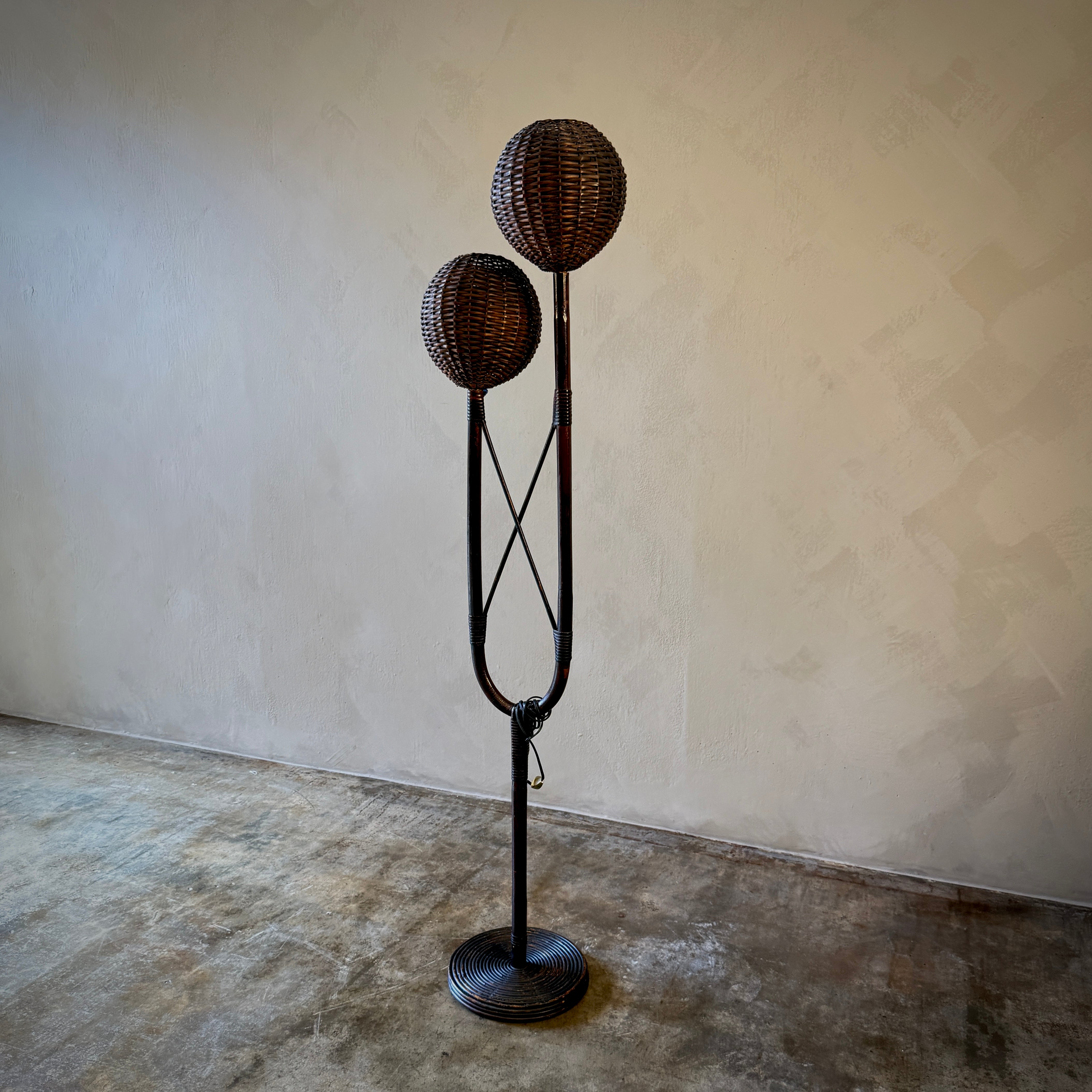 Rattan Floor Lamp