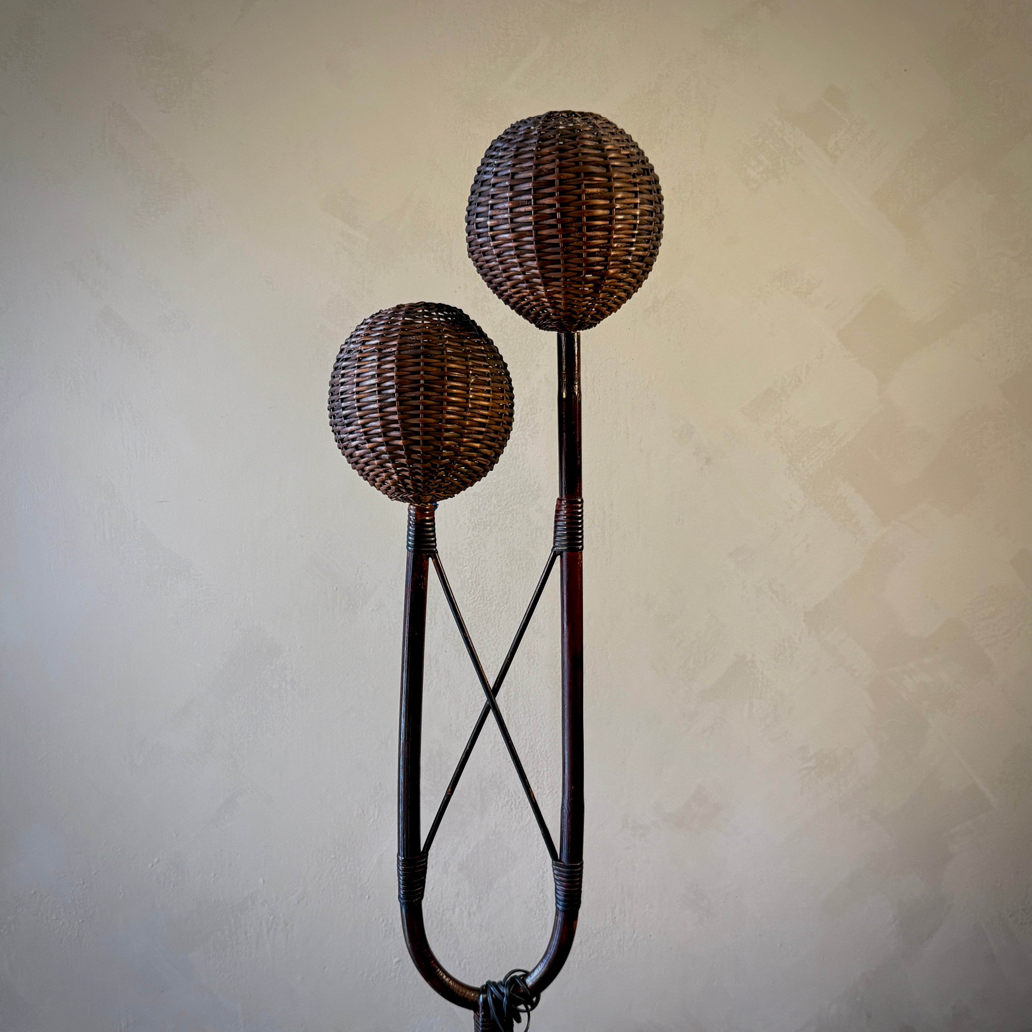 Rattan Floor Lamp