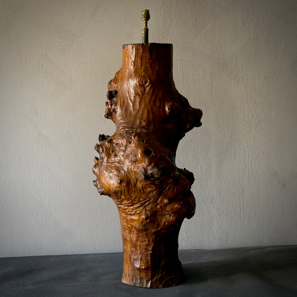 Primitive Wood Lamp