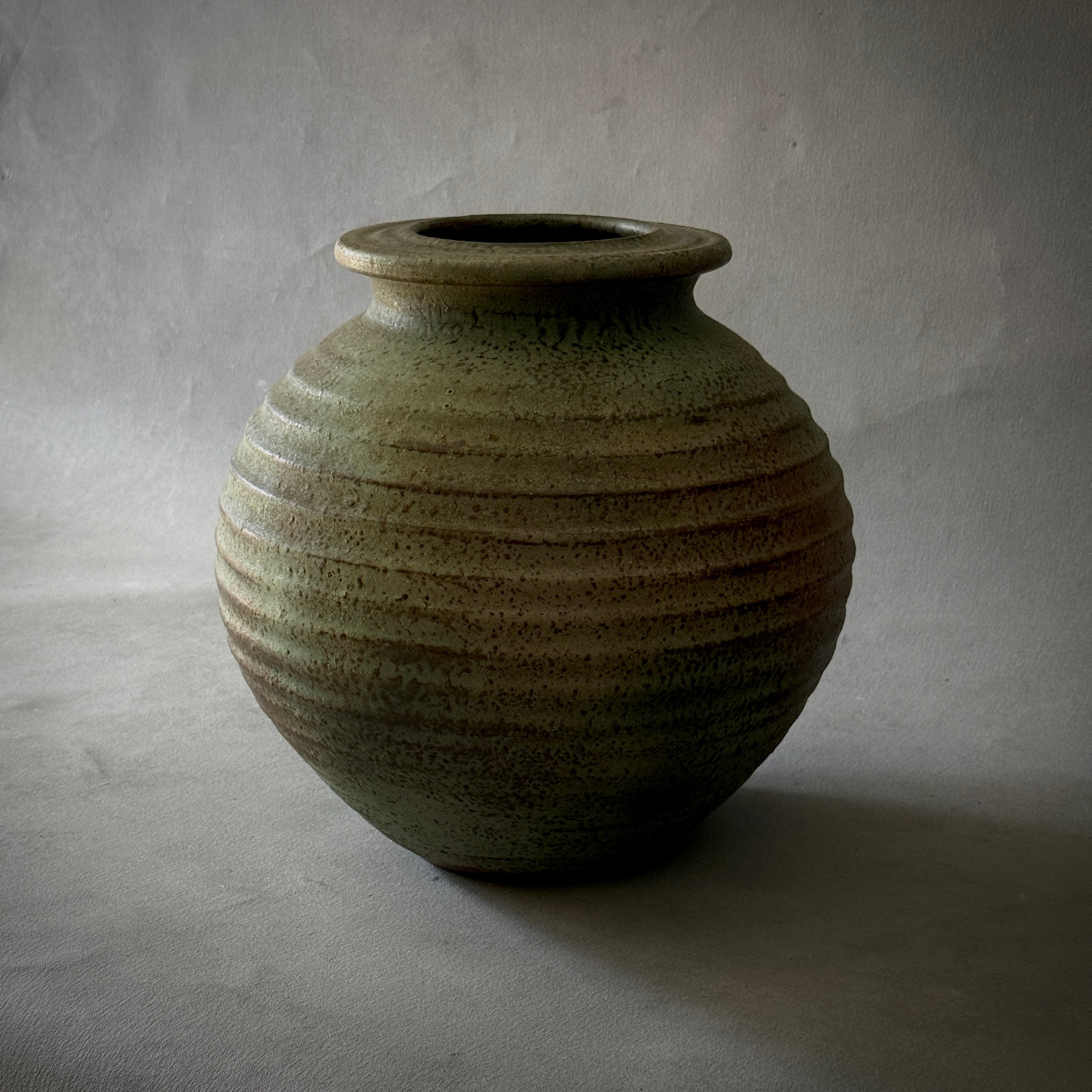 Green Mobach Pottery Vase