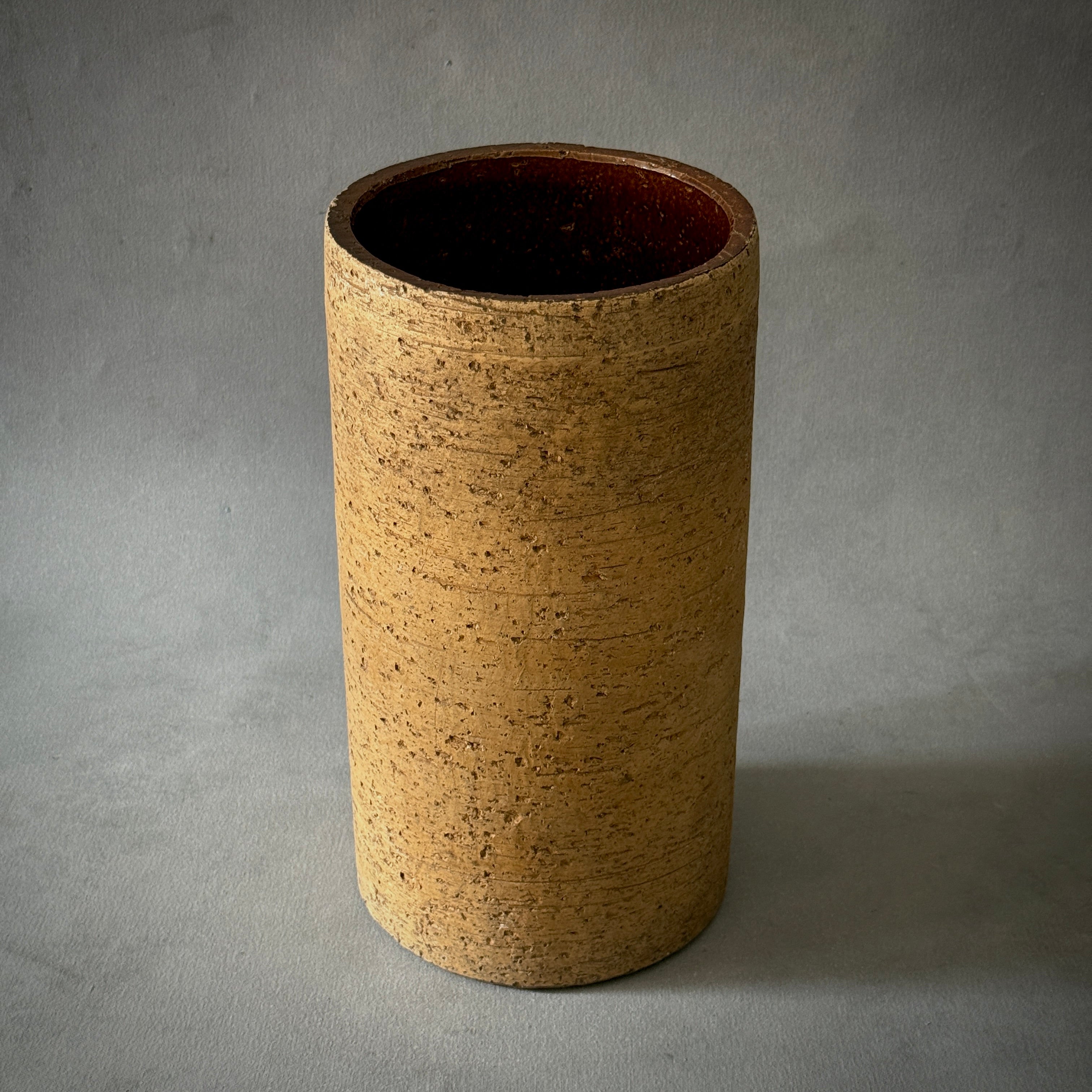 Yellow and Brown Vase