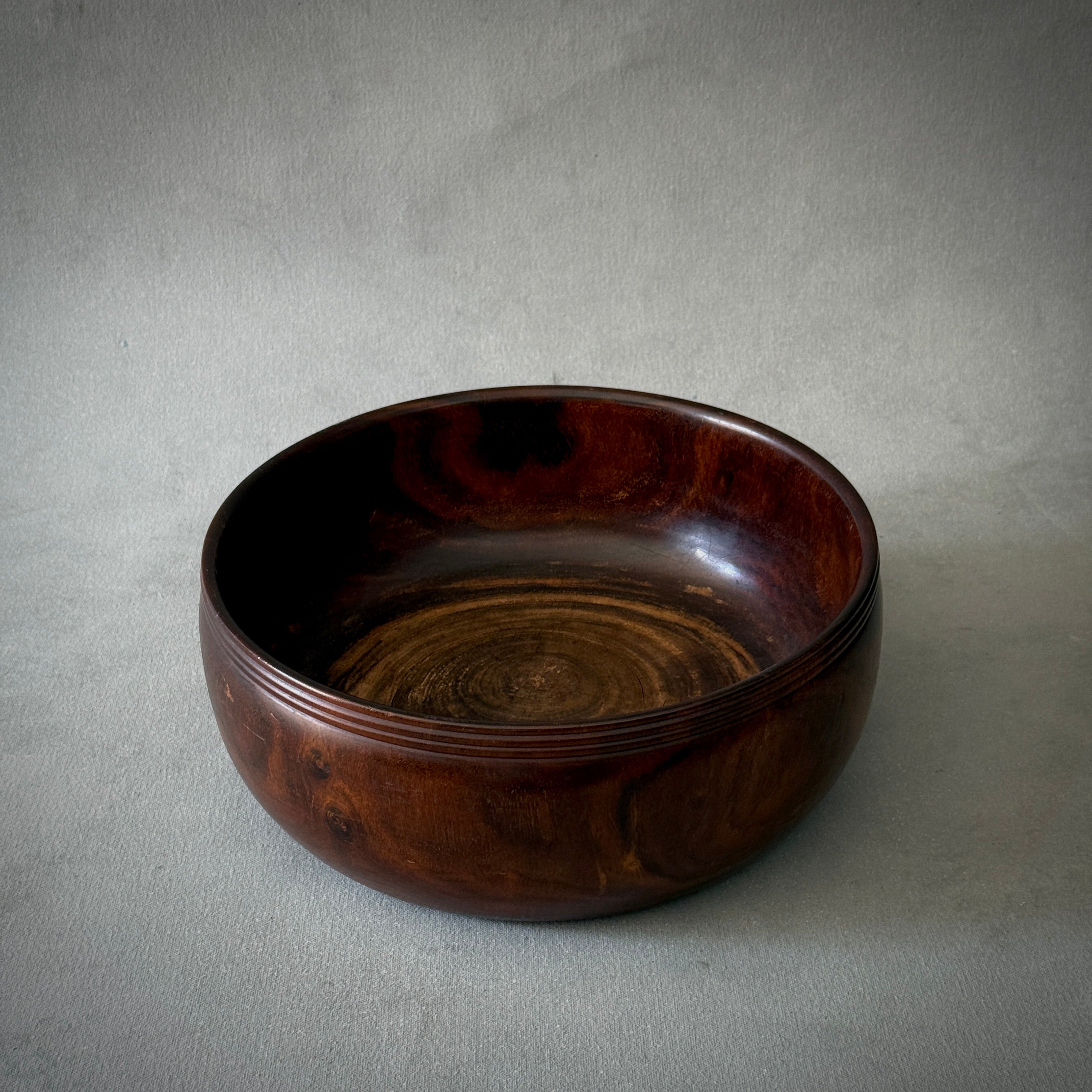 Round Wood Bowl