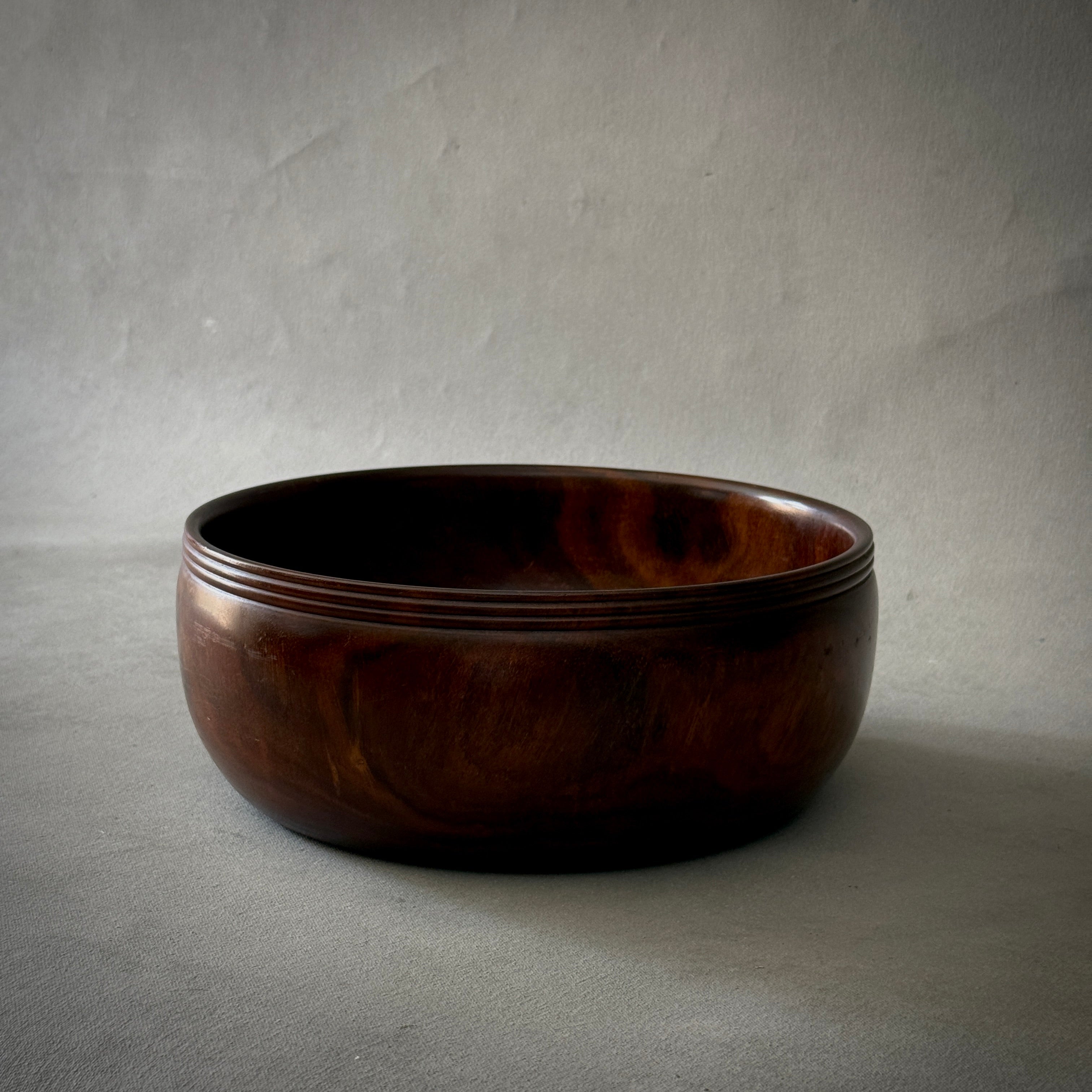 Round Wood Bowl