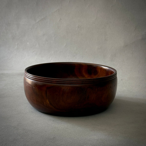 Round Wood Bowl