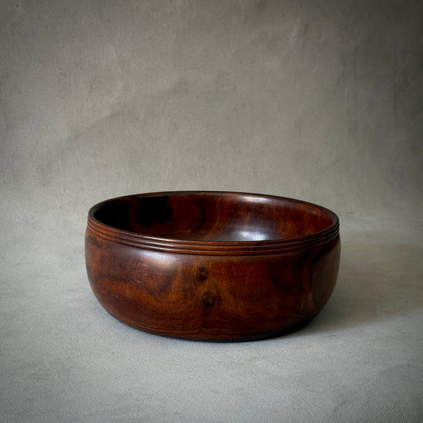 Round Wood Bowl