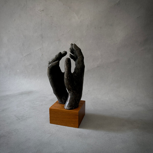 Hand in plaster by Belgian Artist