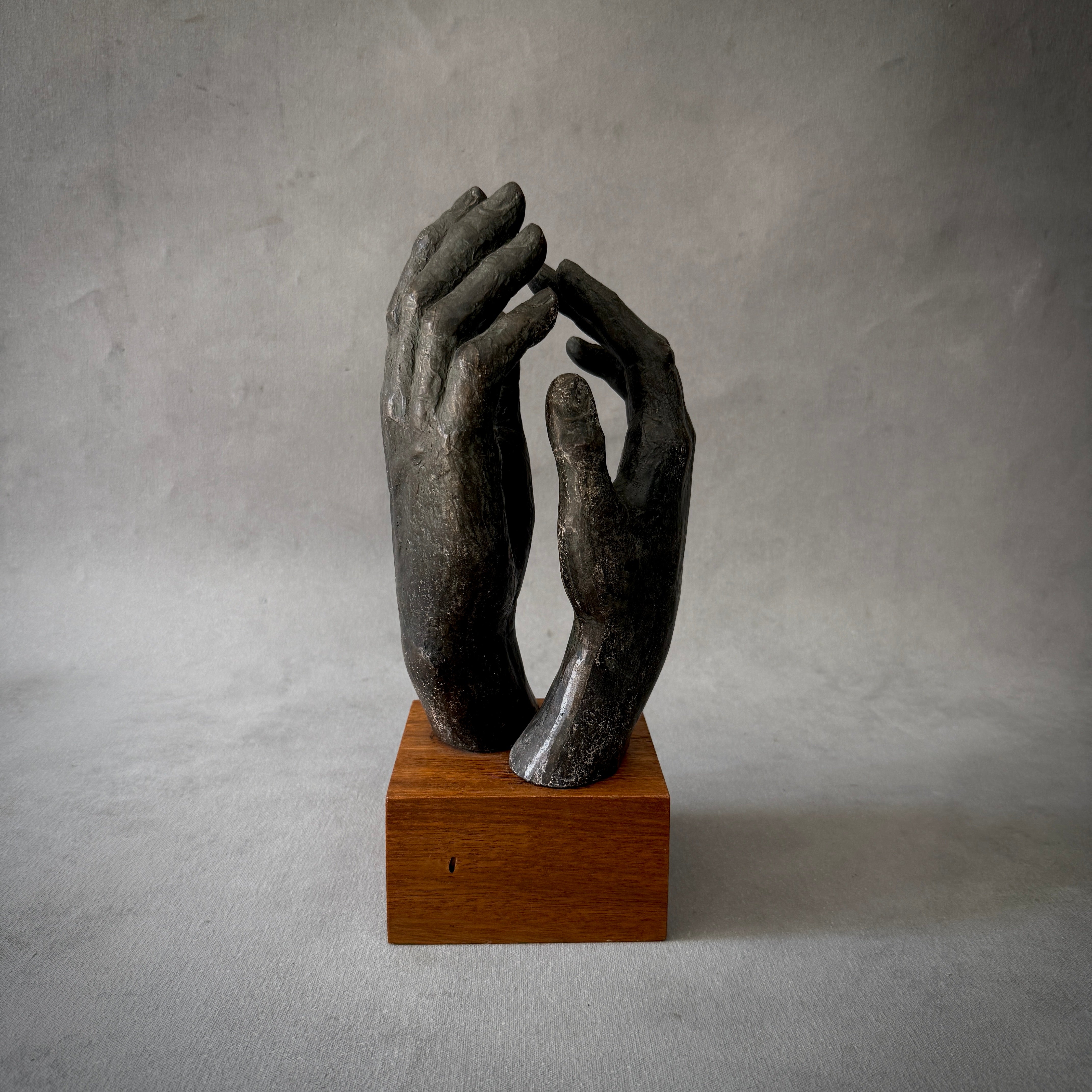 Hand in plaster by Belgian Artist