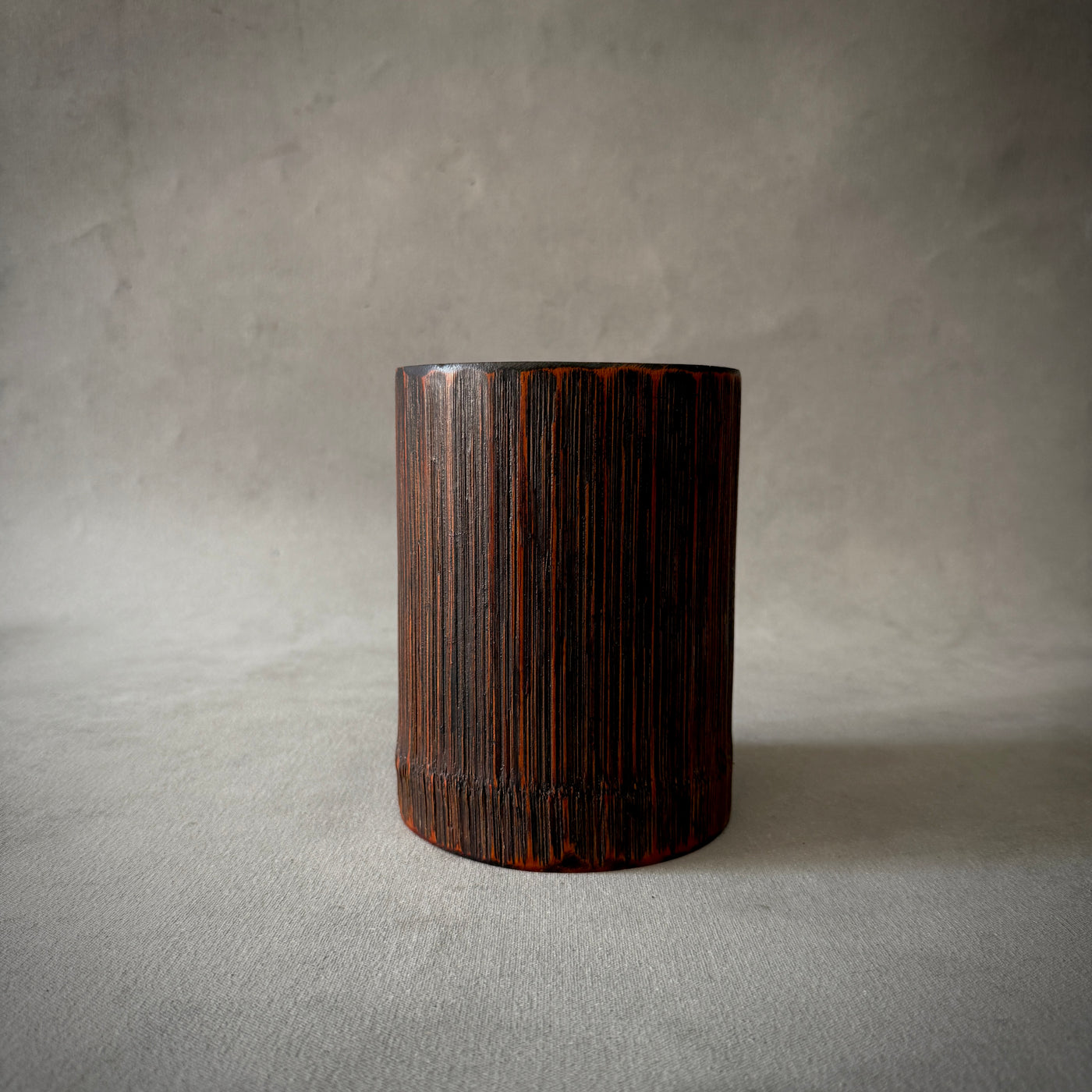 Vintage Wood Canister