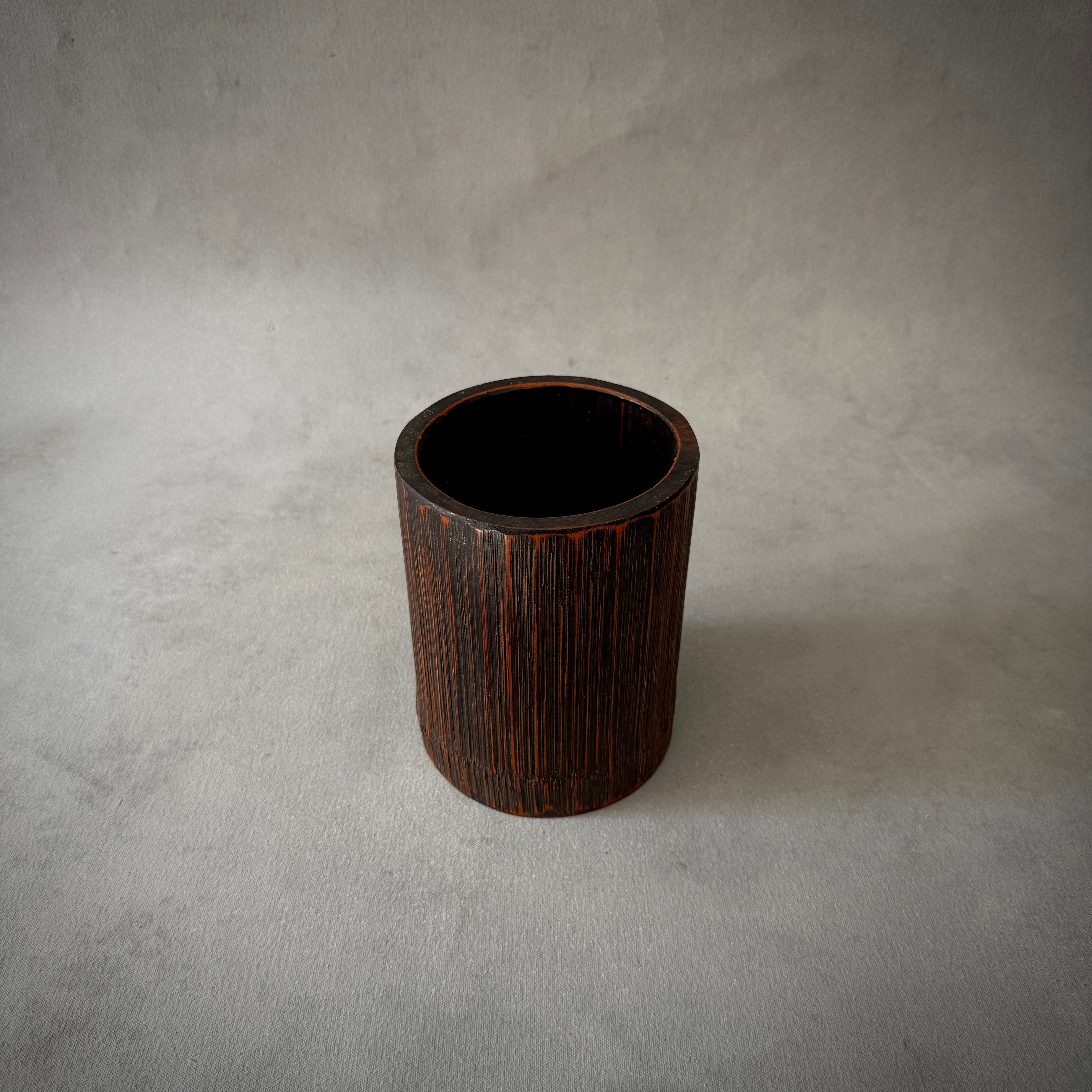 Vintage Wood Canister