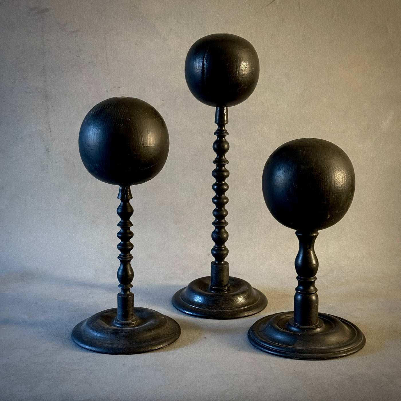 Nine Spheres On Stands