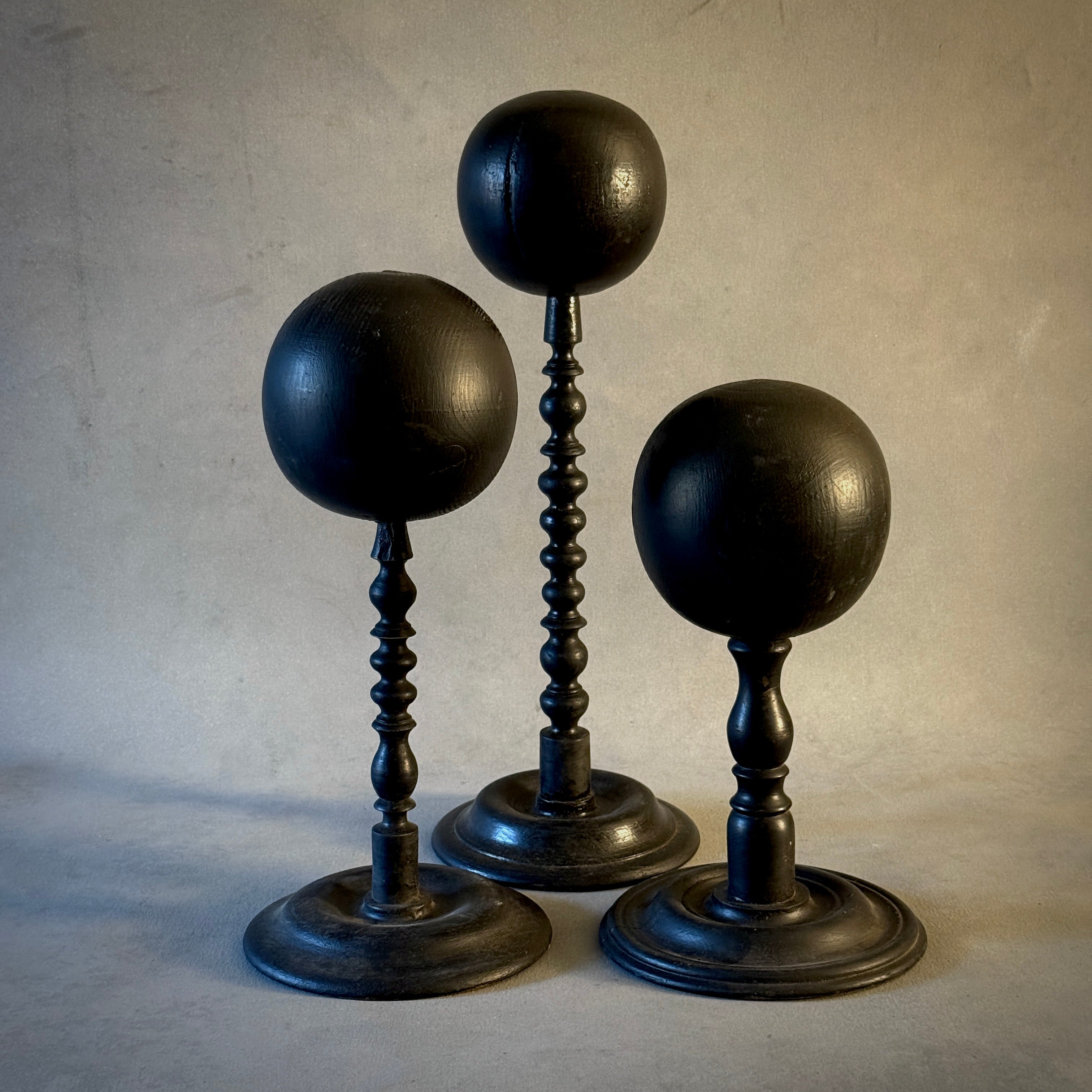 Nine Spheres On Stands