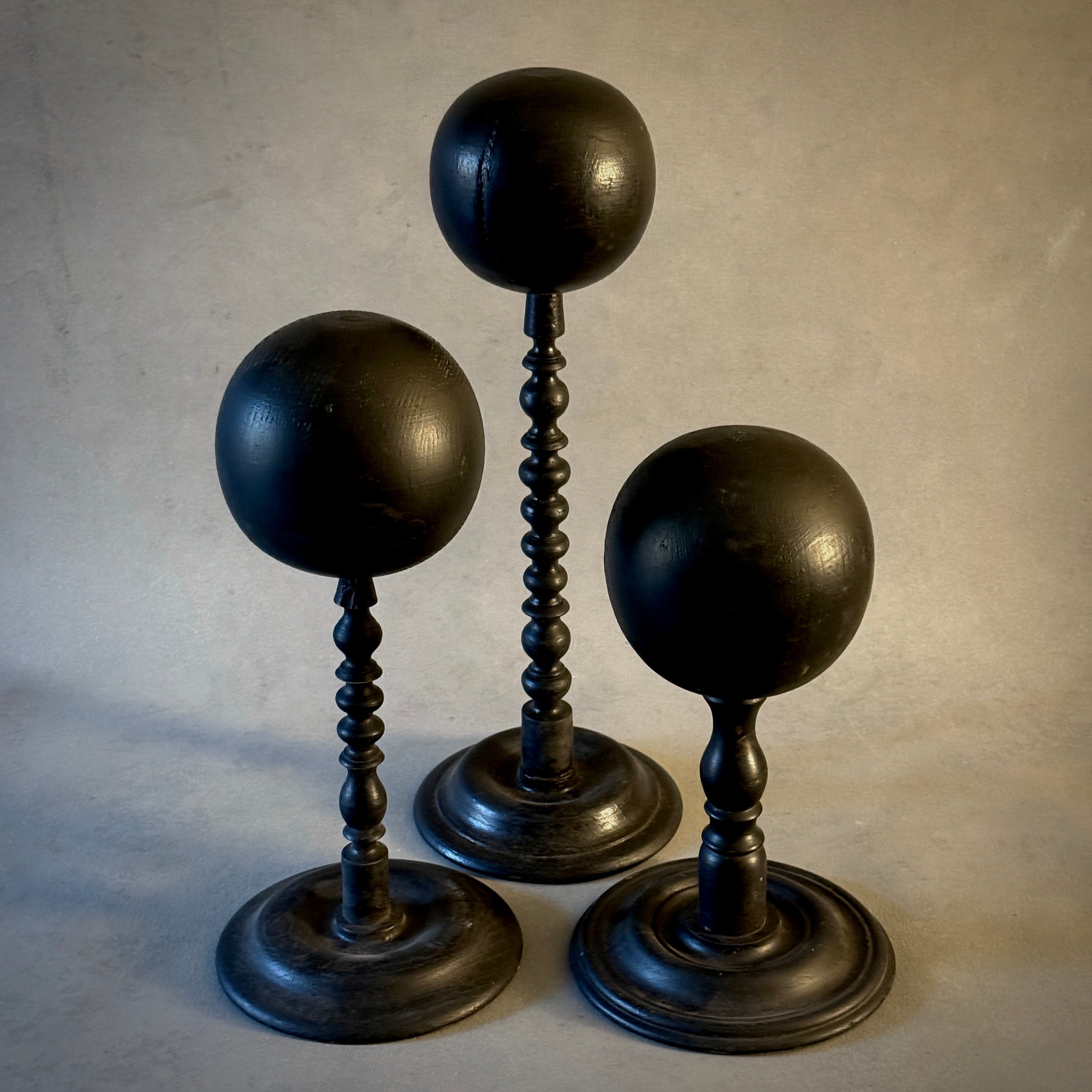 Nine Spheres On Stands