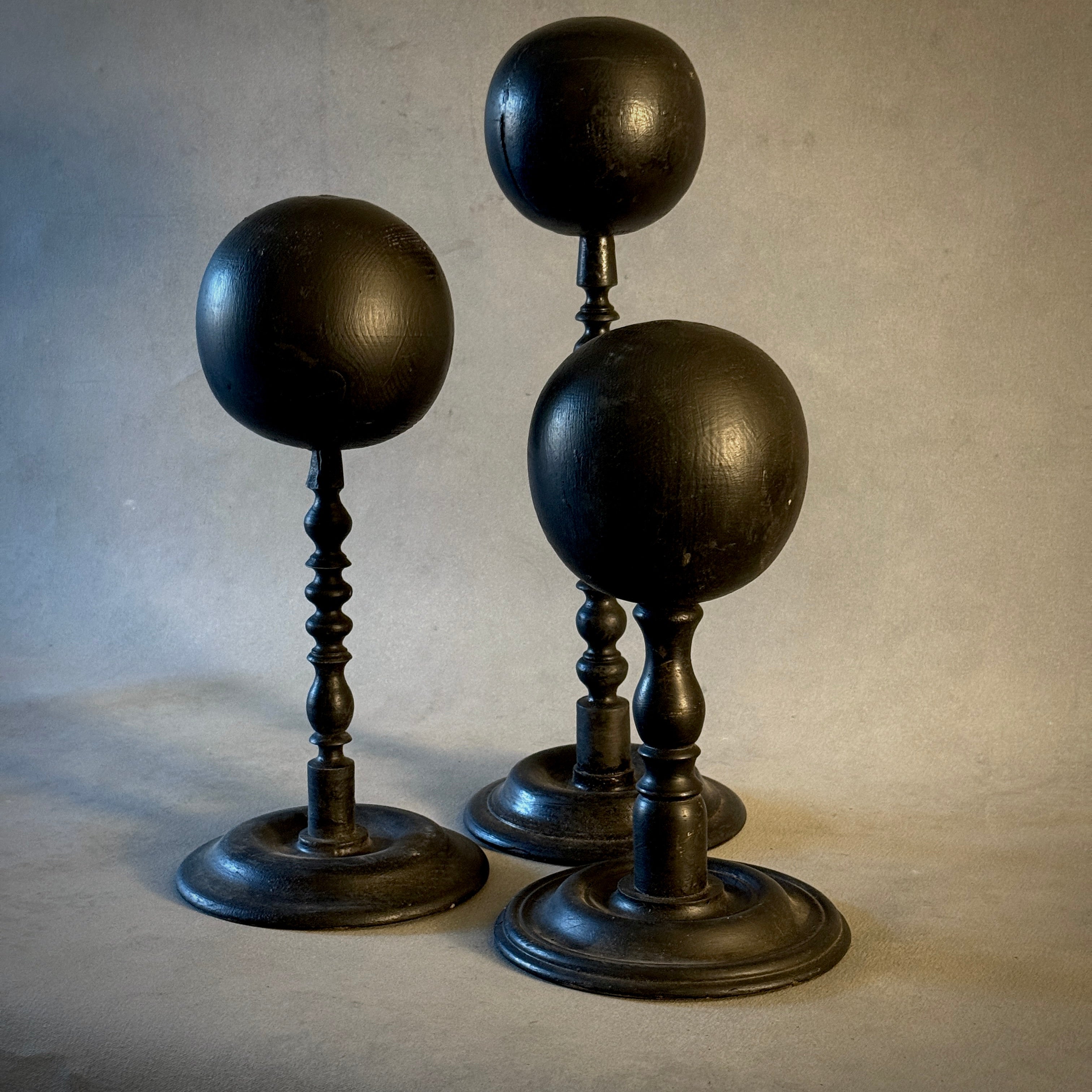 Nine Spheres On Stands