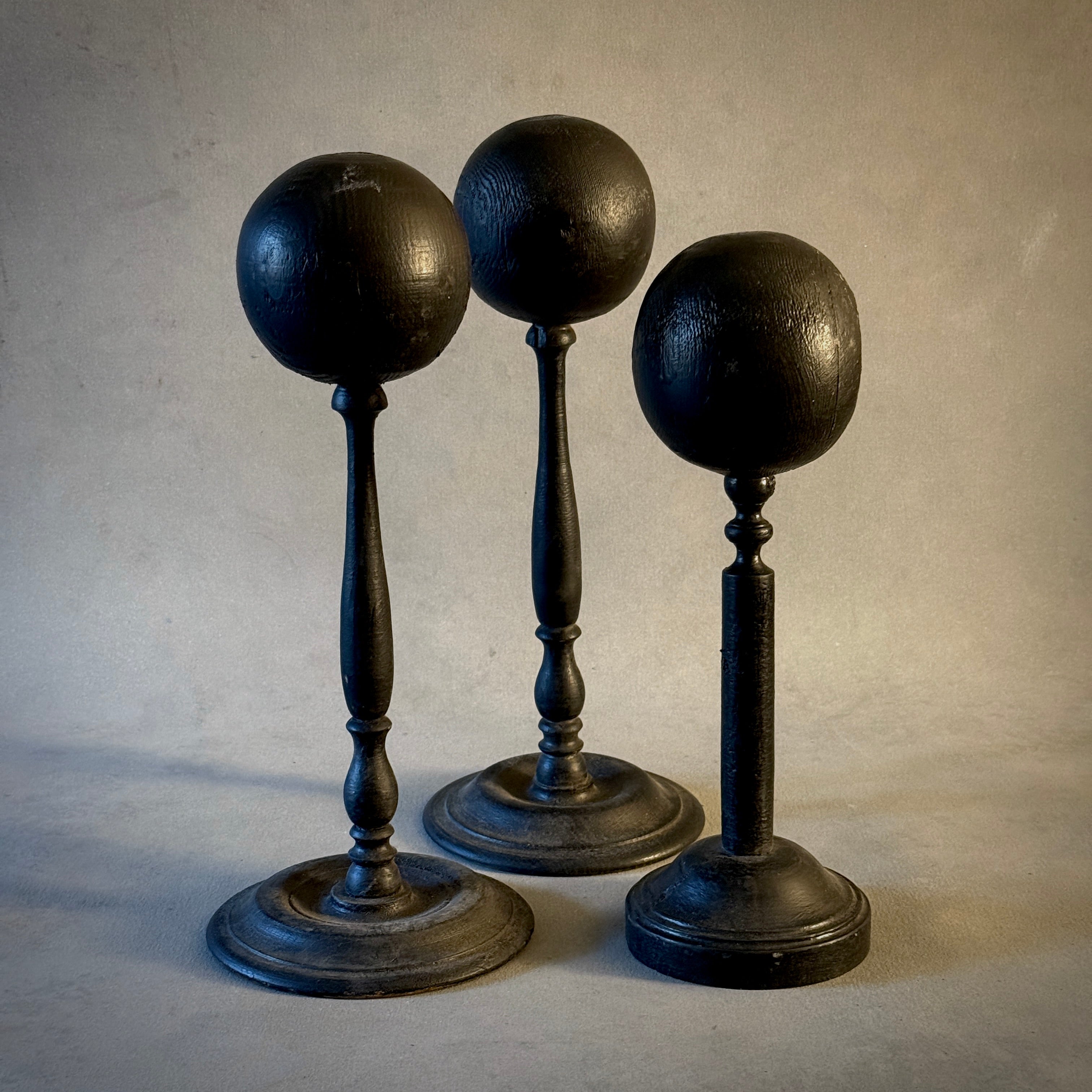 Nine Spheres On Stands