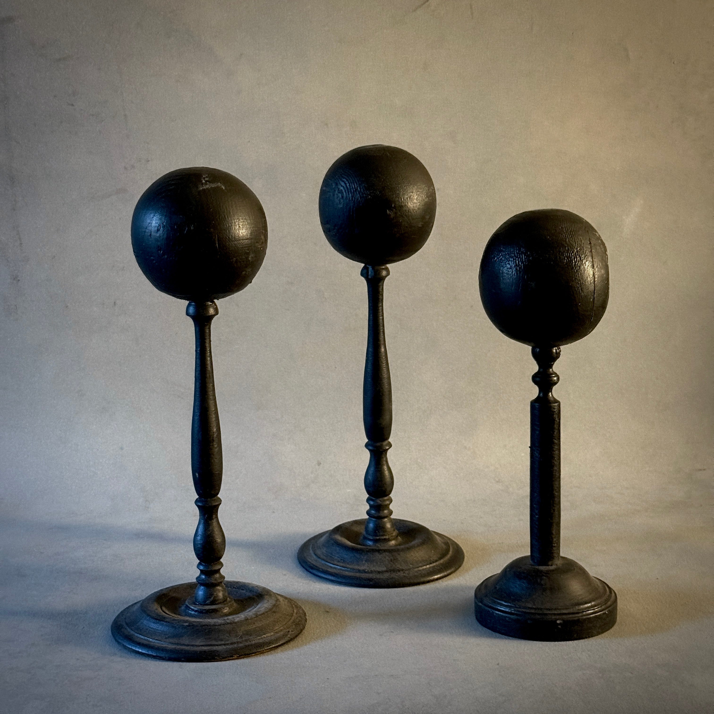 Nine Spheres On Stands