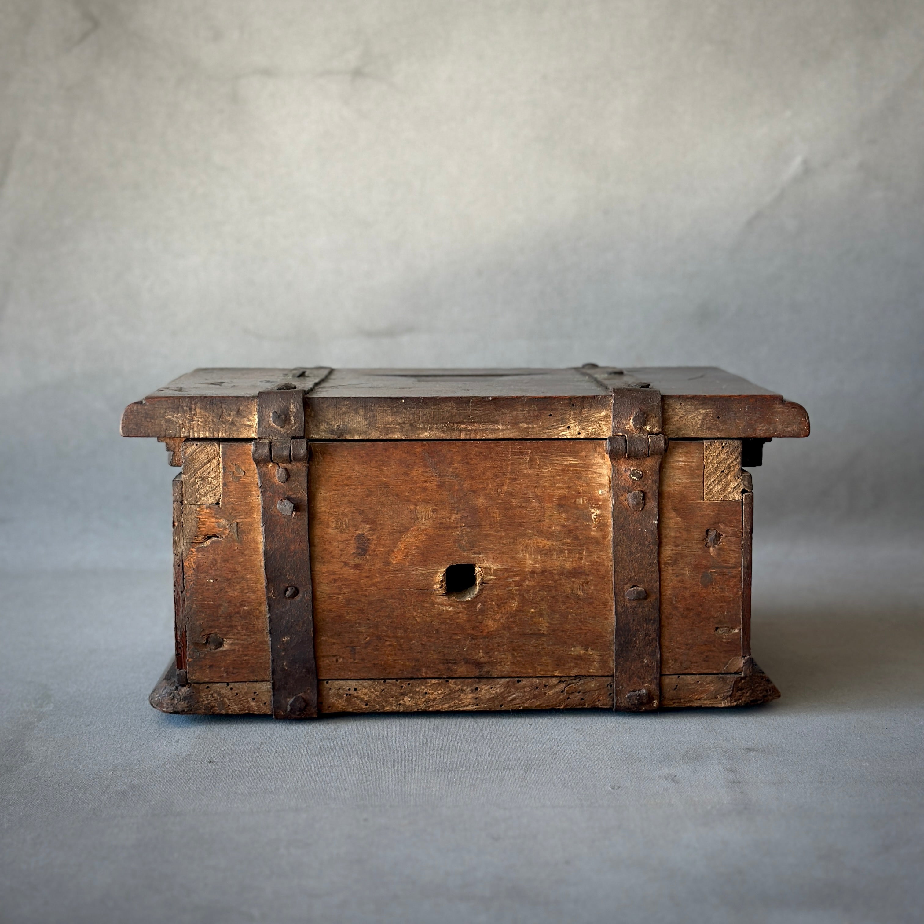 Rustic Coin or Ballot Box