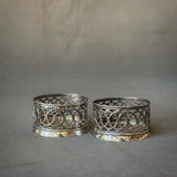 Silver Wine Coasters