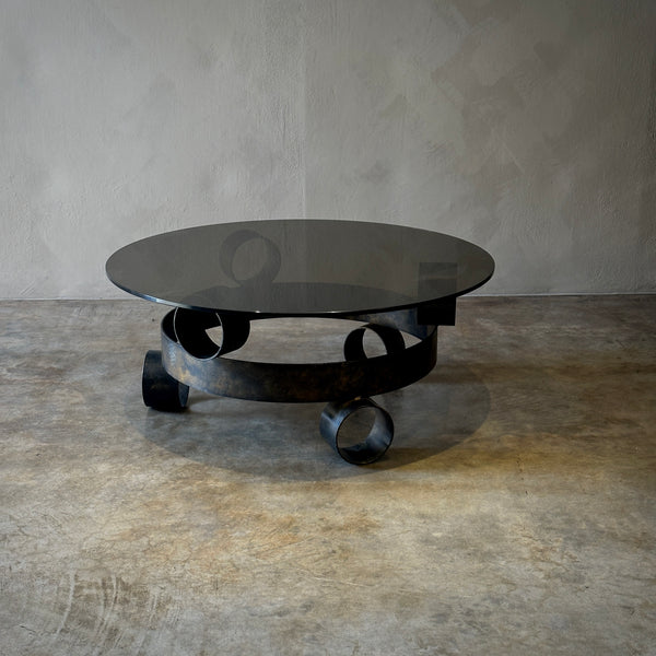 Brutalist Iron Coffee Table