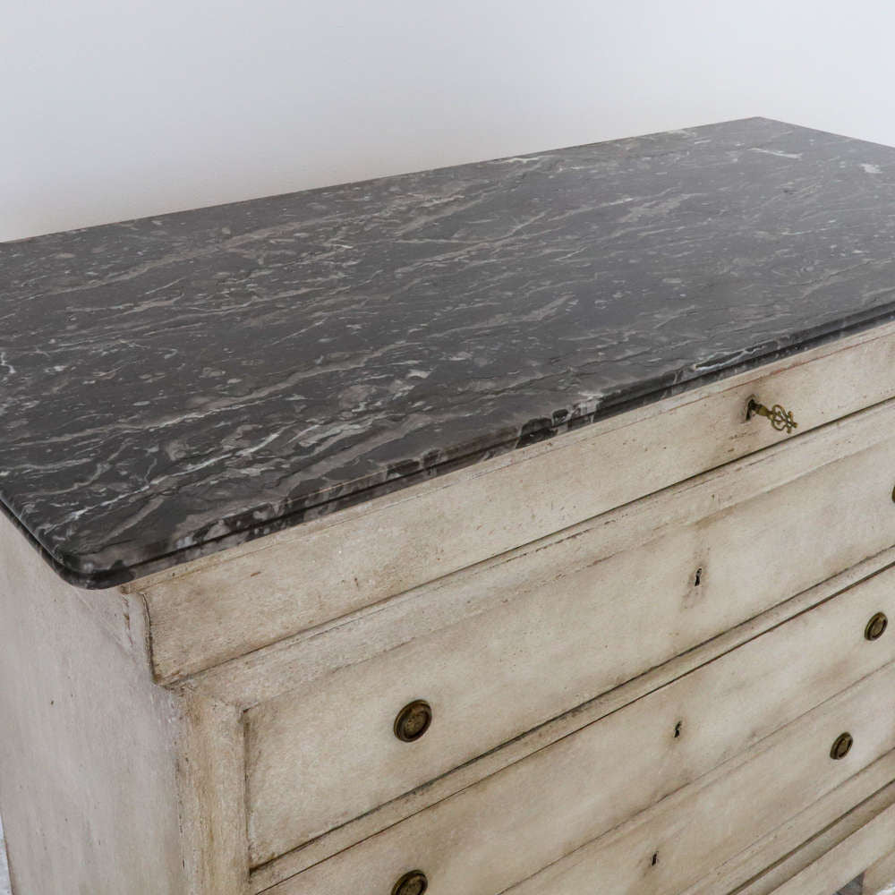 Chest of Drawers with Original Marble Top