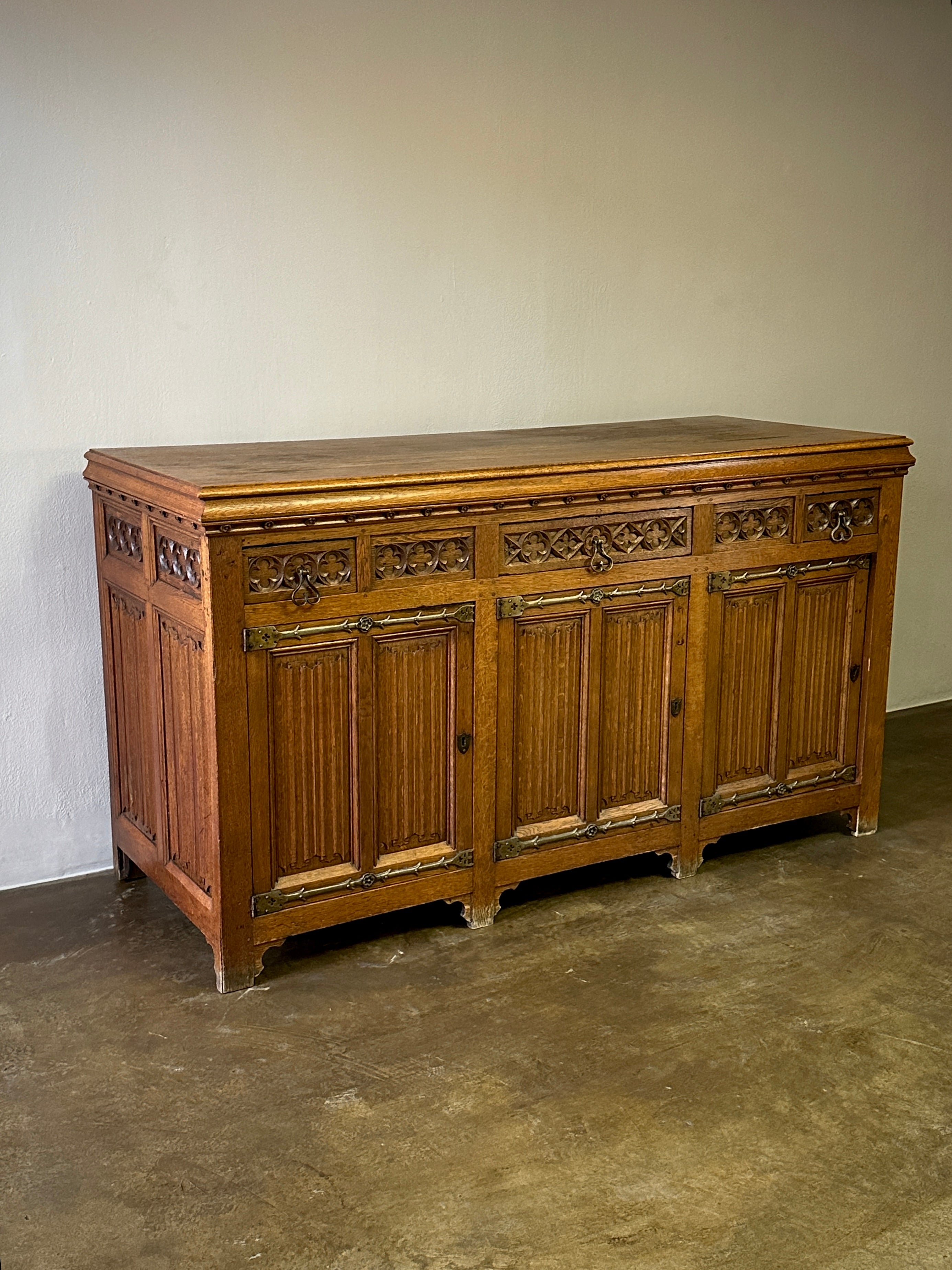 Leather Topped  Desk in Walnut