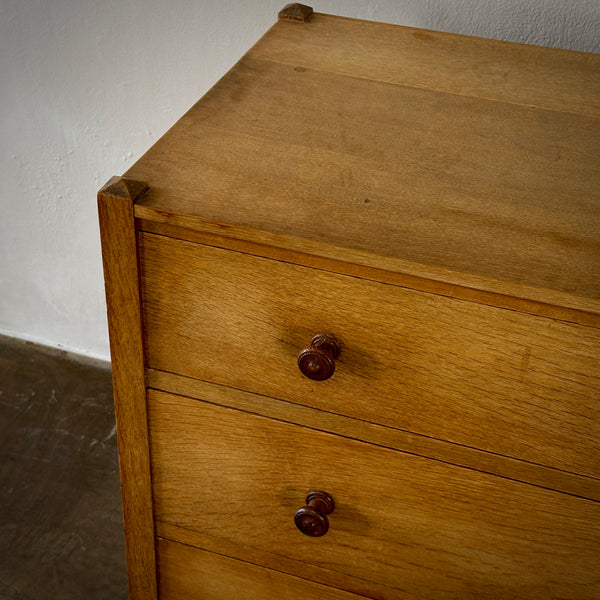 Early 20th Century White Oak Chest of Drawers by Heals