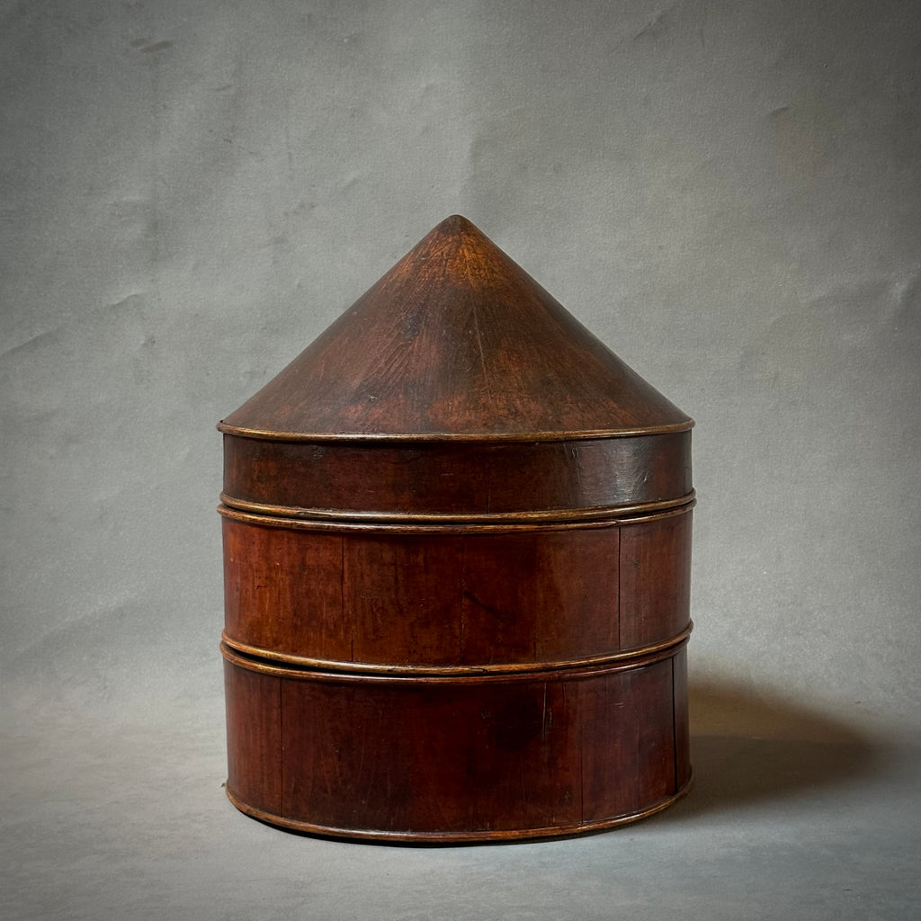 antique vintage hat box