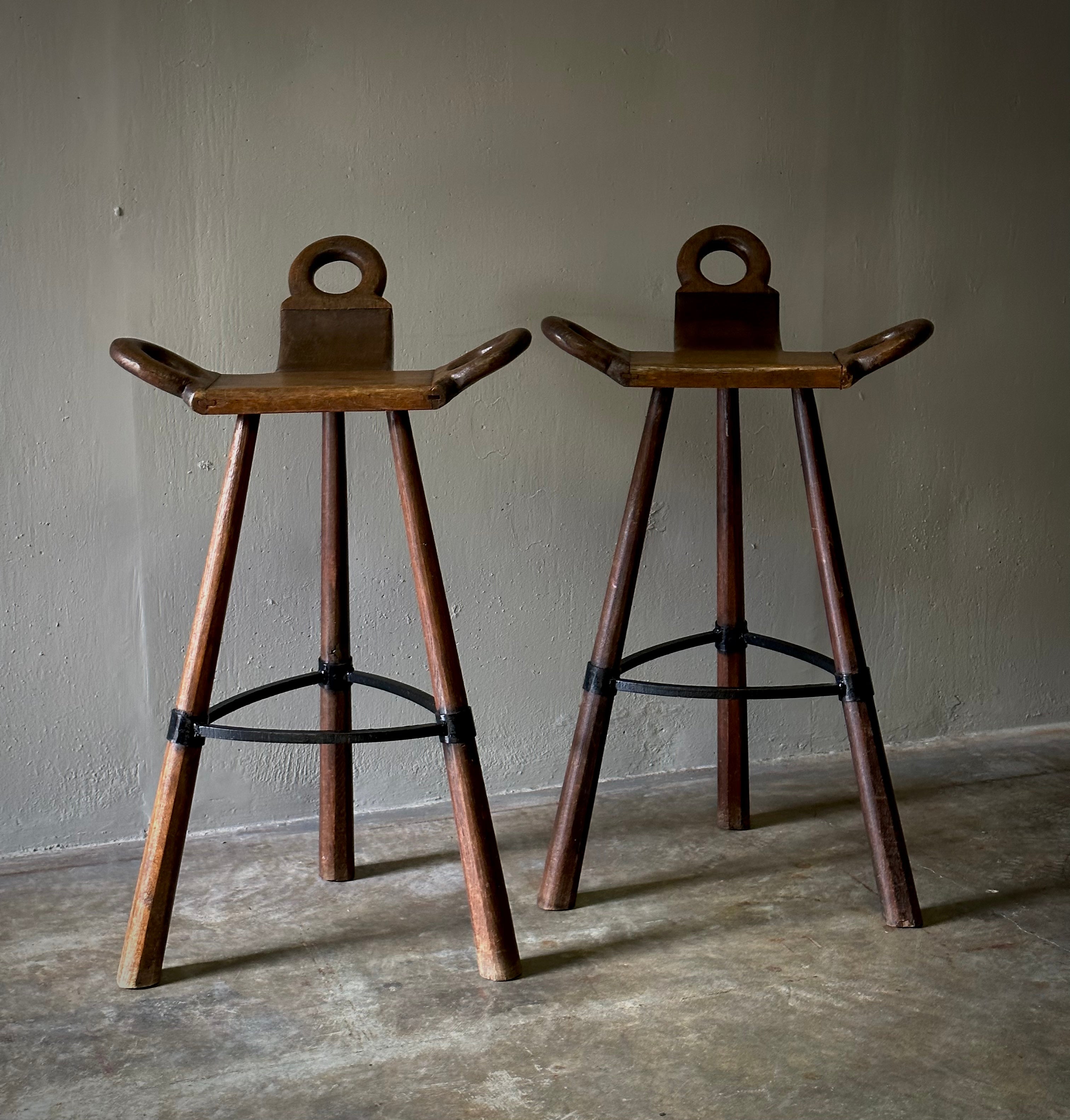 Pair of Spanish Stools