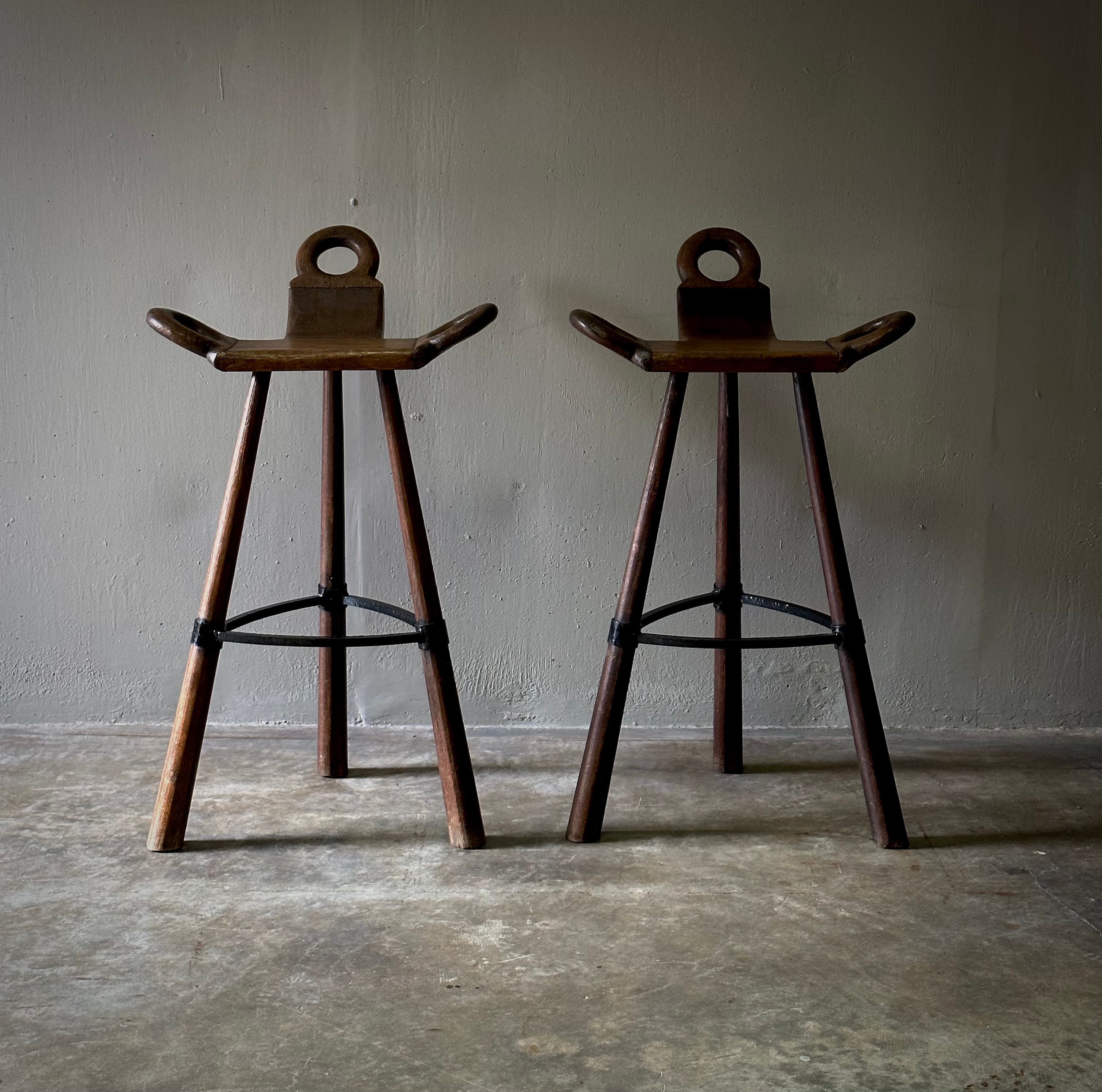 Pair of Spanish Stools