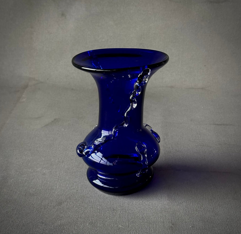 Bernardaud Kintsugi Large Vase Cobalt Blue