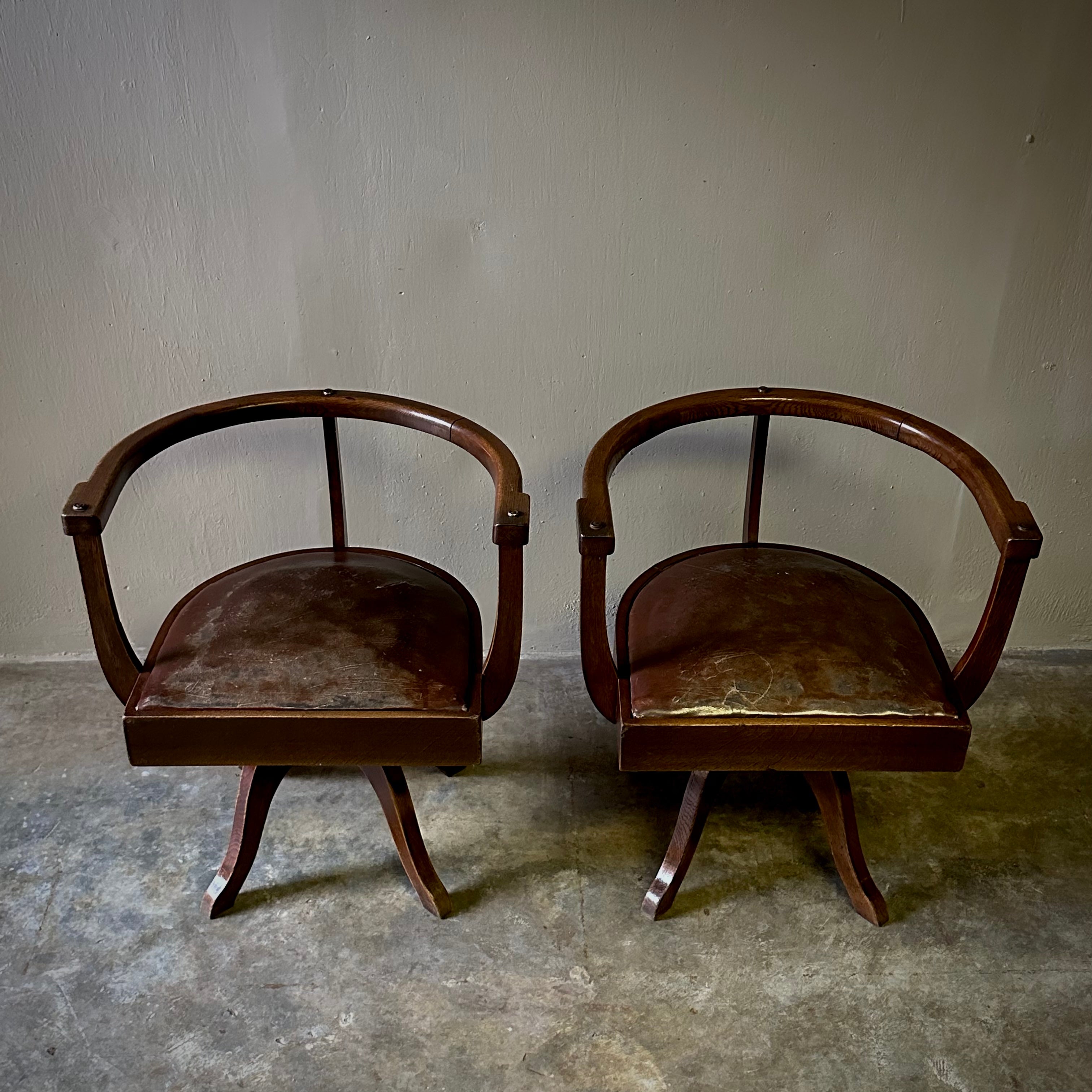 Pair of Sculptural Chairs